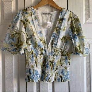 A&F Floral Blouse